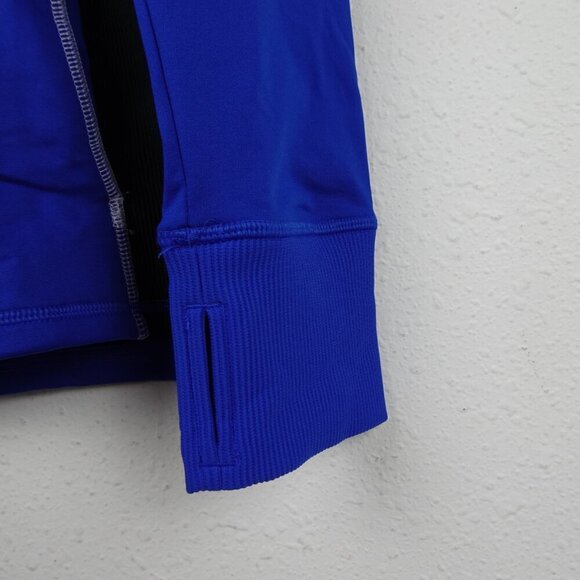 Under Armour 1/2 Zip Top Women's Size M Blue Cold Weather Training Fitted - Picture 6 of 11
